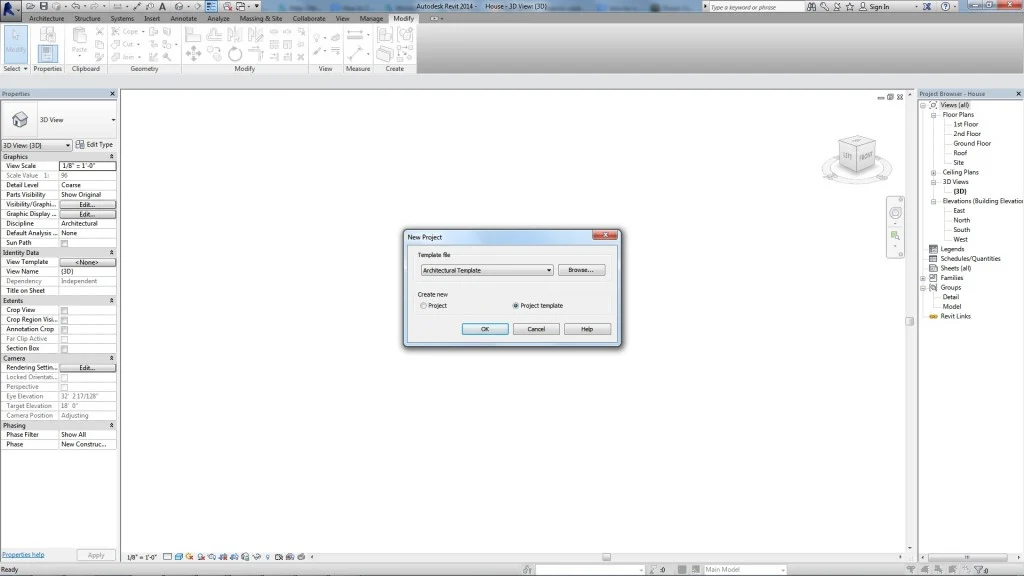 
										How to create a custom project template in Revit?