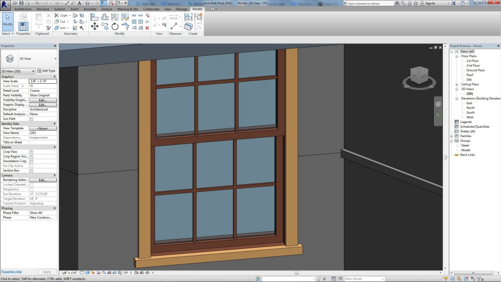 How to create a family with nested components in Revit?