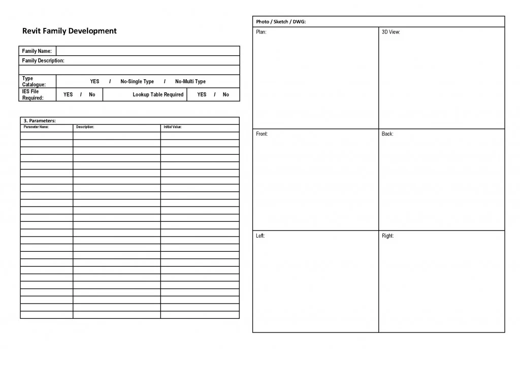 
										Process of developing family framework in Revit