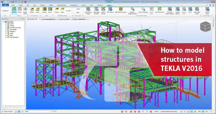 
										How to model structures in TEKLA V2016