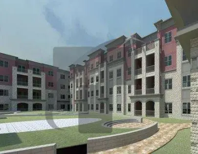 Architectural BIM Model Showing Residential Building Layout