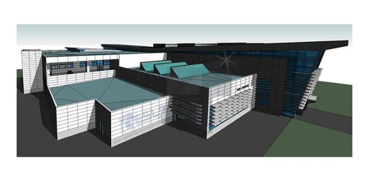 Architectural BIM Model Showing Floor Plans And Design Details