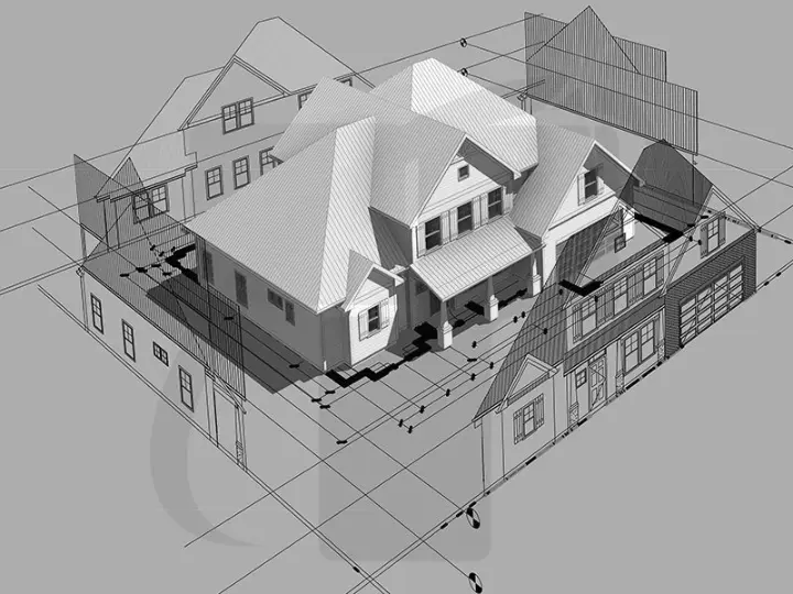 Architectural BIM Model Showing Detailed Floor Layout And Circulation