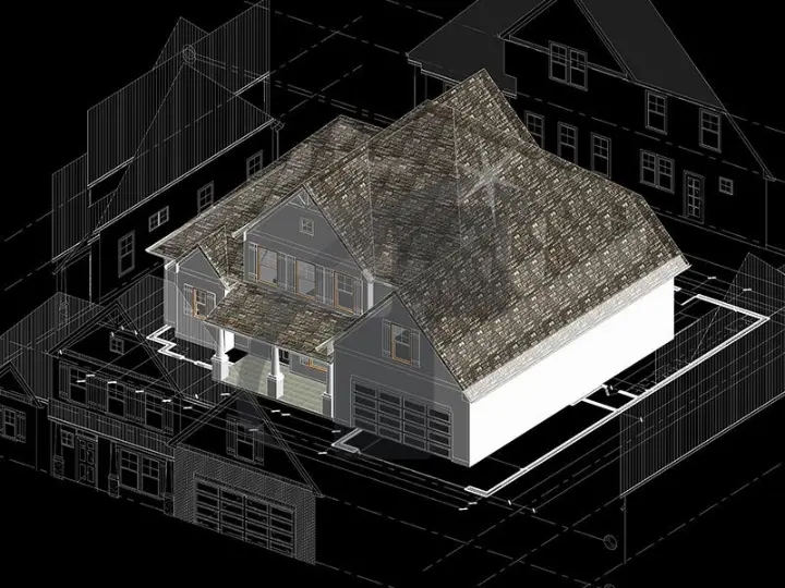 Architectural BIM Model Showing Multi Storey Building Design