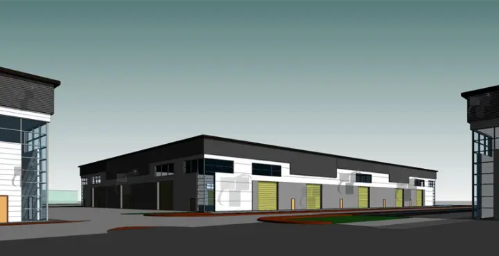 Architectural BIM Model Showing Roof Design And Building Geometry