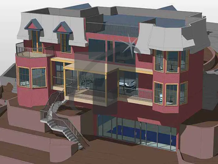 BIM Model Showing Coordinated Building Systems And Floor Layout