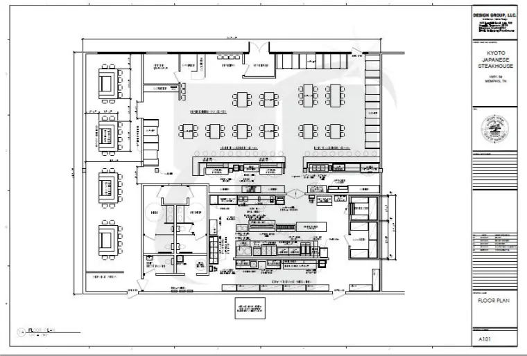 Architectural CAD Drafting Drawing Showing Complete Building Drawing Set