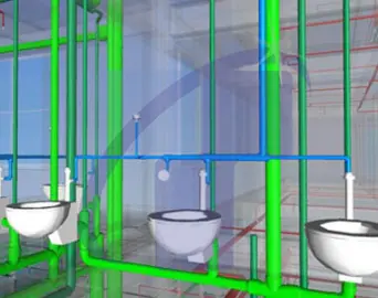 Final BIM Coordination Model Showing Optimized Placement Of Building Systems