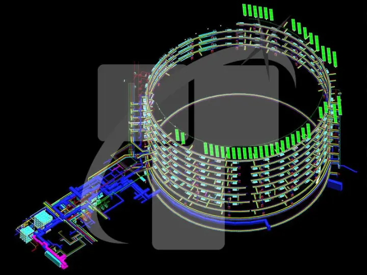 MEP BIM Model Showing Installation Level MEP Details