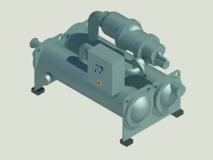 Revit family model prepared for BIM coordination