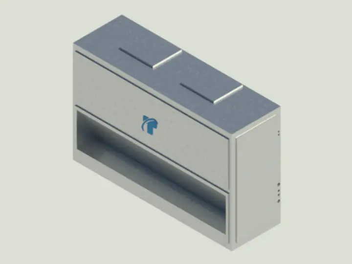 Revit family object with adjustable dimensions and parameters