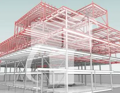Structural BIM representation of building support systems